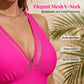 🏖️Reducere de 50%👙Set de tankini cu volane pentru femei, cu slip