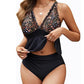 🏖️Reducere de 50%👙Set de tankini cu volane pentru femei, cu slip
