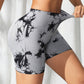 🎁 Nou sosit 40% REDUCERE 💥Pantaloni scurți fitness cu întindere înaltă și vopsire aleatorie