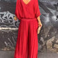 💟Set elegant de două piese, pantaloni largi din șifon