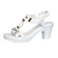👡 50% REDUCERE ACUM! ✨ Sandale cu toc gros pentru femei, cu curea în formă de T – spate elastic, platformă căptușită și curea metalică în formă de T – confort de la zi la noapte 💃