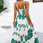 🔥Reducere limitată de 45%👗Rochie pentru femei cu imprimeu floral și bretele subțiri