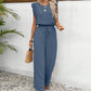 ✨ Set Damă Top Fără Mâneci cu Dantela & Pantaloni Largi – Elegant, Confortabil & Feminin, Brâu Inclus, S-XL, 6 Culori 🌸