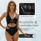 🏊‍♀️Costum de baie monokini cu șireturi în față și decupaje👙