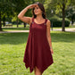 【XL-8XL】😍 Rochie fără mâneci pentru femei cu tiv asimetric