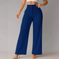 Pantaloni Casual pentru Femei, Culoare Uni, Cu Tăietură Largă
