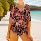 💖Oferte speciale de schimbare de sezon!🏖️Set de 3 piese imprimate sexy pentru femei