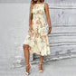 🎉 OFERTĂ LIMITATĂ ÎN TIMP | Rochie casual femei fără mâneci cu imprimeu floral, model proaspăt de vară, 6 culori vibrante, mărimi S-3XL!