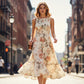 🎉 OFERTĂ LIMITATĂ ÎN TIMP | Rochie casual femei fără mâneci cu imprimeu floral, model proaspăt de vară, 6 culori vibrante, mărimi S-3XL!