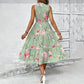 🎉 OFERTĂ LIMITATĂ ÎN TIMP | Rochie casual femei fără mâneci cu imprimeu floral, model proaspăt de vară, 6 culori vibrante, mărimi S-3XL!