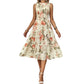 🎉 OFERTĂ LIMITATĂ ÎN TIMP | Rochie casual femei fără mâneci cu imprimeu floral, model proaspăt de vară, 6 culori vibrante, mărimi S-3XL!