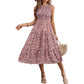 🎉 OFERTĂ LIMITATĂ ÎN TIMP | Rochie casual femei fără mâneci cu imprimeu floral, model proaspăt de vară, 6 culori vibrante, mărimi S-3XL!