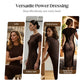 Rochie elegantă cu decupaj în față, cu talie strânsă