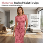 Rochie midi mermaid din plasă florală pentru femei