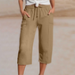 🏖️Reducere de vară -50% REDUCERE✨Pantaloni scurți plisați din bumbac-in, uni, pentru femei