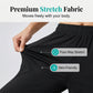 Pantaloni Capri Casual pentru Femei, Uscare Rapidă, Elastici