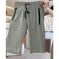 Pantaloni Capri Casual pentru Femei, Uscare Rapidă, Elastici