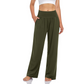 Pantaloni de yoga și de zi cu zi pentru femei, cu talie înaltă și buzunare