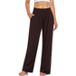 Pantaloni de yoga și de zi cu zi pentru femei, cu talie înaltă și buzunare