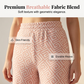 Set de casă din două piese pentru femei, cu pantaloni cu șnur