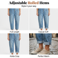 🔥Noutăți și Oferte Speciale - Salopete Denim Casual, Lejere, cu Buzunare pentru Femei