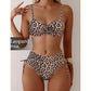 👙Set de bikini pentru femei, talie înaltă, top și fundă