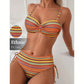 👙Set de bikini pentru femei, talie înaltă, top și fundă