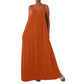 Rochie Maxi Casual Fără Mâneci pentru Femei