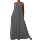 Rochie Maxi Casual Fără Mâneci pentru Femei