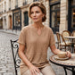 Tricou casual pentru femei cu mânecă scurtă, cu decolteu în V și imprimeu petic