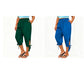 ☀️Pantaloni capri casual pentru femei, cu talie elastică