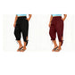 ☀️Pantaloni capri casual pentru femei, cu talie elastică