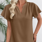 👚 REDUCERE DE 40% TIMP LIMITAT! ✨ Bluză pentru femei cu decolteu în V și mâneci fluture – Lejeră, 5 culori, întreținere ușoară 🌿