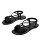 👡 Sandale Plate Femei cu Curele în Cruce – Stilate, Confortabile și Ideale pentru Orice Zi de Vară