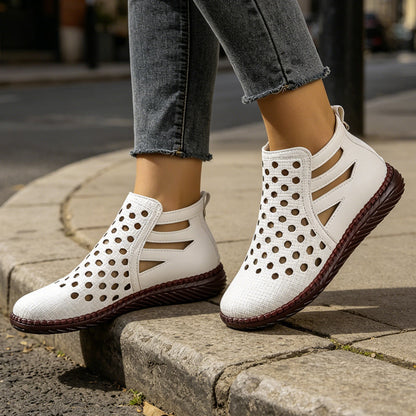 Pantofi fără toc, cu design decupat, respirabili, pentru femei👡