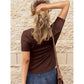 👚Cămașă casual cu croială subțire, mânecă scurtă, cu nasturi