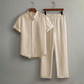 Set de cămașă și pantaloni texturați pentru bărbați, 2 piese