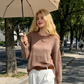 Pulover pentru femei, tricotat deschis, cu protecție solară, transparent