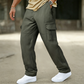 Pantaloni cargo pentru bărbați, croială lejeră, picior drept