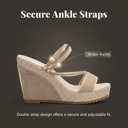📢📢REDUCERE DE 40%!! 👡🔥 Sandale cu toc pană pentru femei