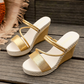 📢📢REDUCERE DE 40%!! 👡🔥 Sandale cu toc pană pentru femei
