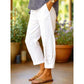 📢📢REDUCERE DE 40%!! ✨👖Pantaloni casual pentru femei, cu talie elastică