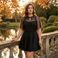 👗Rochie tip pelerină în linie A pentru femei cu dimensiuni mari