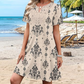 👗Rochie casual pentru femei, în stil boem, cu imprimeu floral
