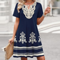 👗Rochie casual pentru femei, în stil boem, cu imprimeu floral