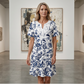 👗Rochie casual pentru femei, în stil boem, cu imprimeu floral