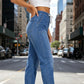 👖 Pantalon de jogging décontracté en jean à cordon de serrage pour femme
