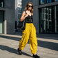 👖 ACUM CU 30% REDUCERE! 🏮 Pantaloni tip lanternă, lejeri pentru femei, cu șnur – moi și vaporoși – țesătură respirabilă, manșete elastice – perfecți pentru vară, plajă sau look-uri boho-chic 🌸