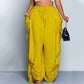 👖 ACUM CU 30% REDUCERE! 🏮 Pantaloni tip lanternă, lejeri pentru femei, cu șnur – moi și vaporoși – țesătură respirabilă, manșete elastice – perfecți pentru vară, plajă sau look-uri boho-chic 🌸
