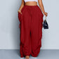 👖 ACUM CU 30% REDUCERE! 🏮 Pantaloni tip lanternă, lejeri pentru femei, cu șnur – moi și vaporoși – țesătură respirabilă, manșete elastice – perfecți pentru vară, plajă sau look-uri boho-chic 🌸